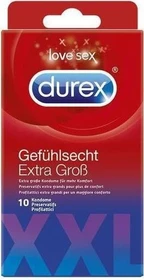Durex Gefühlsecht Extra Groß, 10 Stück