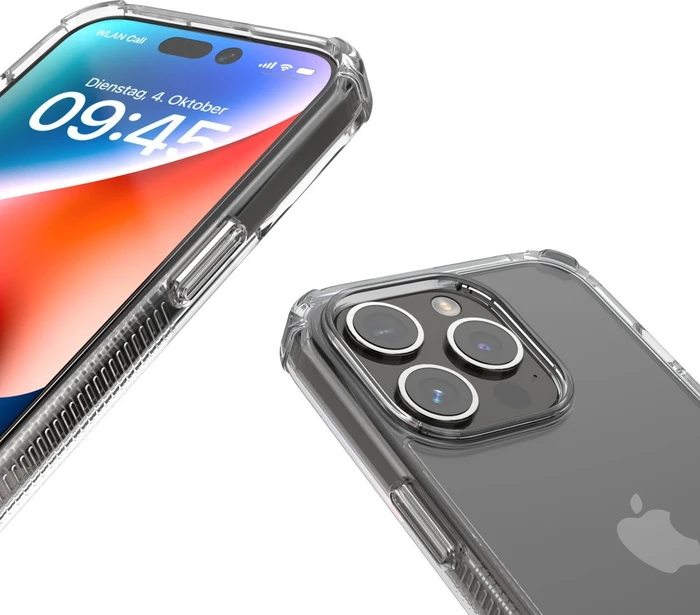 Hama Handyhülle Extreme Protect für Apple iPhone 15 Pro transparent