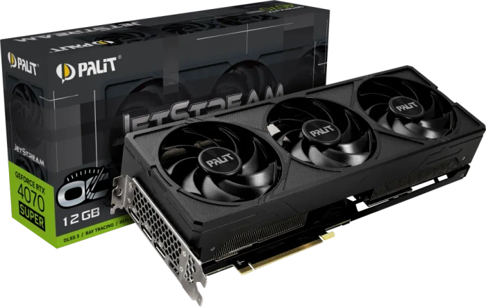 Palit GeForce RTX 4070 SUPER JetStream OC, 12GB GDDR6X, HDMI, 3x DP