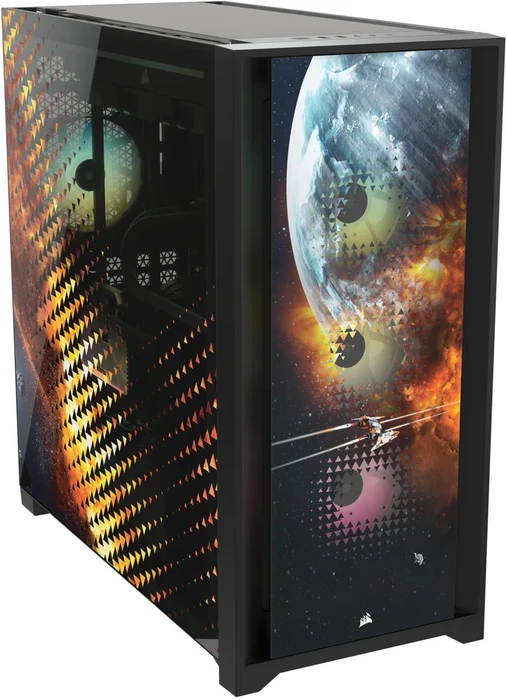 Corsair iCue 5000X RGB Signature Series Planetary, schwarz, Glasfenster