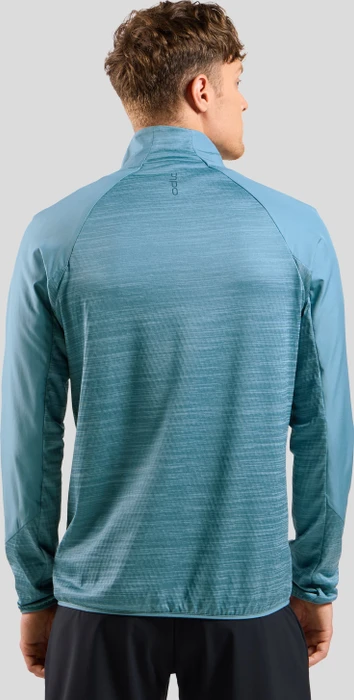 Odlo The Run Easy Warm Hybrid Funktionsjacke provincial blue (Herren)