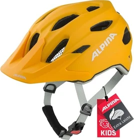 Alpina Carapax Jr. Kinderhelm burned-yellow matt
