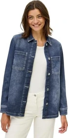 CECIL Denim Overshirt Hemd langarm mid blue wash (Damen)