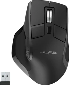 JLab Epic Wireless Mouse, schwarz, USB/Bluetooth (IEUMEPICMOUSERBLK124)