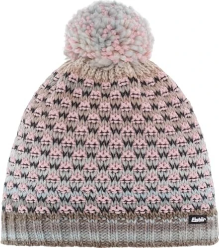 Eisbär Stravo Pompon Mütze light brown/light pink