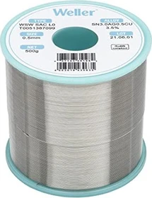 Weller WSW SAC L0 Lötzinn 0.5mm, 500g