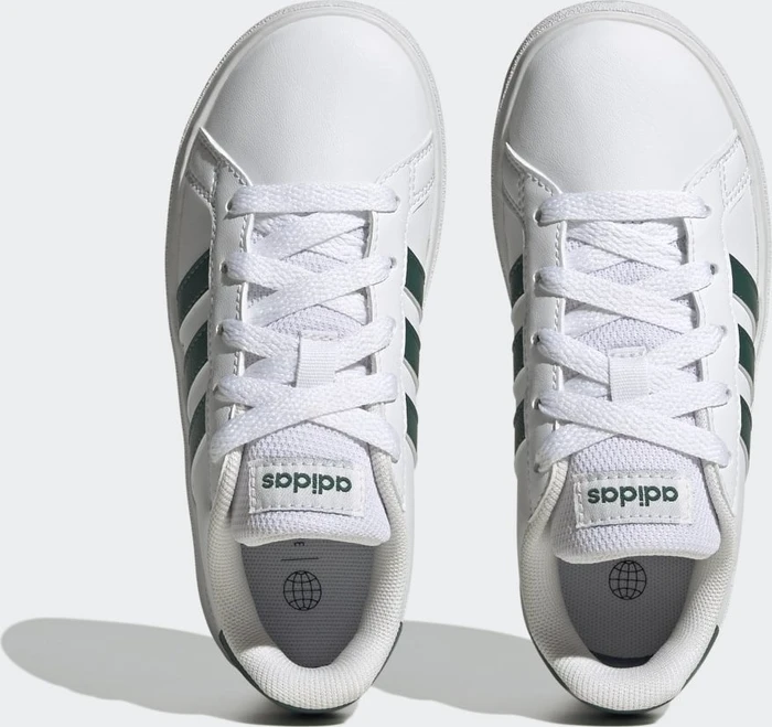 adidas Grand Court Lifestyle Tennis Lace-Up cloud white/collegiate green (Junior)