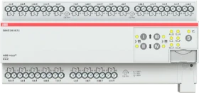ABB SAH/S24.16.7.1 Schalt-/Jalousieaktor 24-fach, 230V, 16A, 12TE REG, Schaltaktor (2CDG110252R0011)