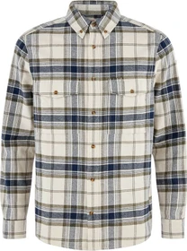 Fjällräven Övik Twill Hemd langarm chalk white/dark navy (Herren)