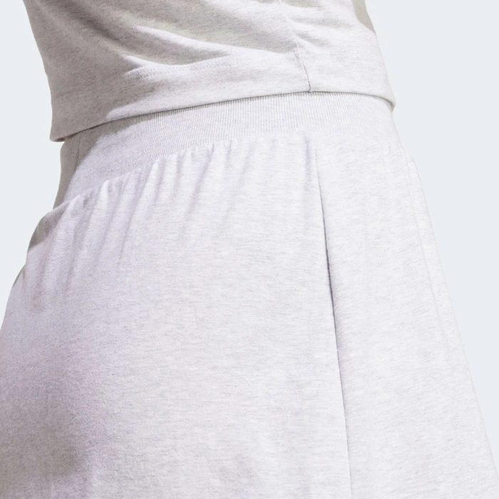 adidas Essentials Color-Pop Cotton Skort kurz light grey heather (Damen)