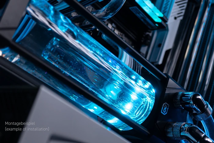 Alphacool Eisbecher Aurora D5 250mm Acetal/Glas inkl. VPP Apex D5