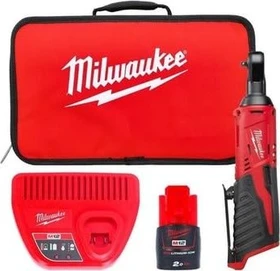 Milwaukee M12 IR-201B 3/8" Akku-Ratschenschrauber inkl. Tasche + Akku 2.0Ah