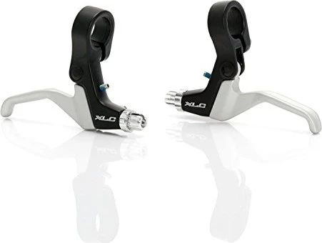 XLC BL-V03 2-Finger Bremshebel Set schwarz/silber