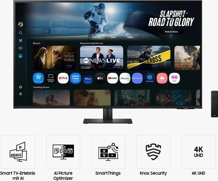 Samsung Smart Monitor M7 M70F, schwarz, 43"
