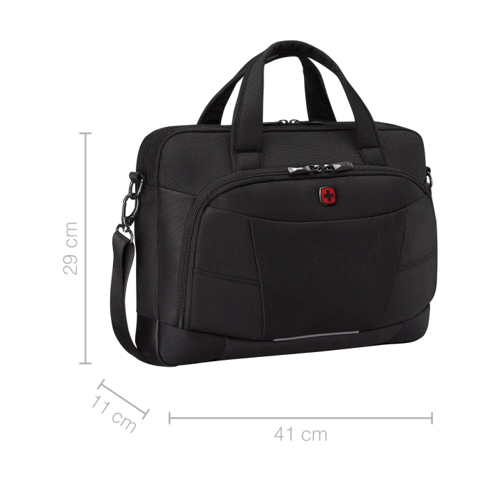 Wenger Altair Brief 14-16" Laptop-Aktentasche, schwarz