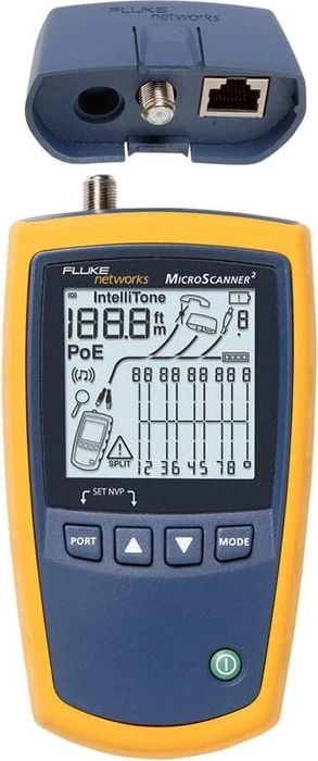 Fluke Networks MS2-Kit MicroScanner Cable Verifier Kit, Kabel- und Netzwerktester Kit