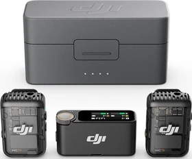 DJI Mic 2, 2 Sender + 1 Empfänger + Ladeschale, Shadow Black