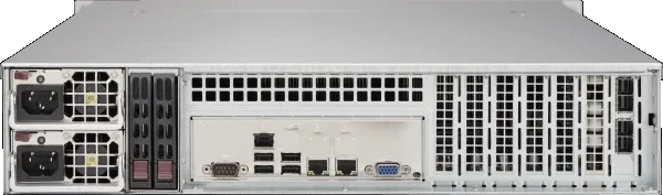 Supermicro SuperChassis 216BE1C-R920LPB, grau/schwarz, 2HE, 1x 920W redundant