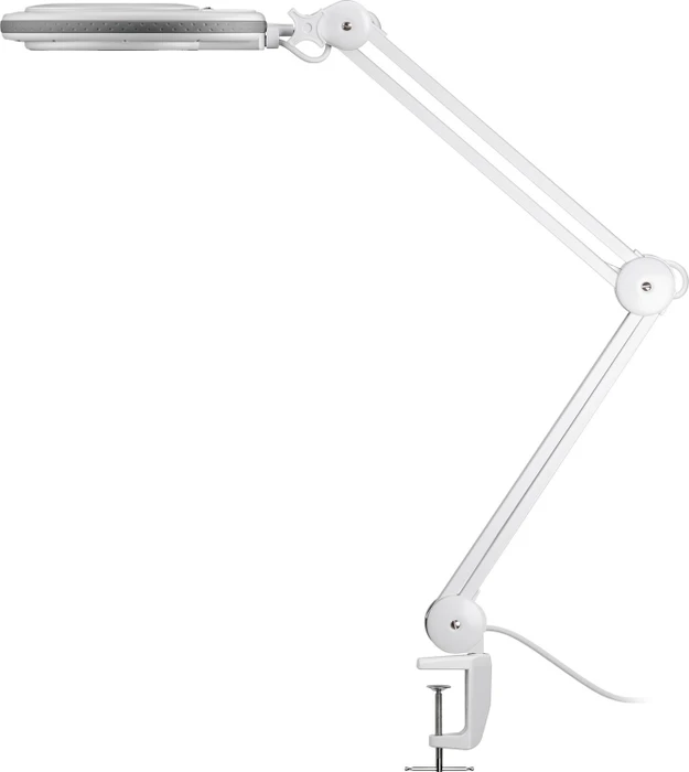 Wentronic Goobay LED-Klemm-Lupenleuchte, 8W, 1.75x, 3 Dioptrien weiß