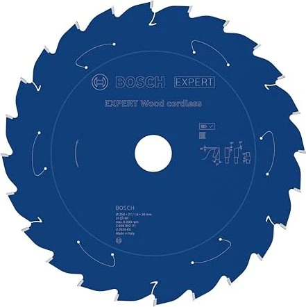 Bosch Professional Expert Wood Kreissägeblatt 24Z, 250x1.6x30mm, 1 Stück