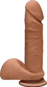Doc Johnson The D Perfect D Ultraskyn 7" with Balls caramel