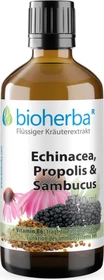 Bioherba Echinacea Propolis und Sambucus Tropfen Tinktur, 50ml