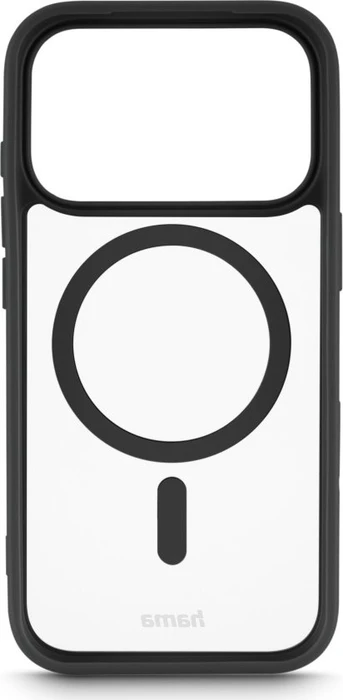 Hama Handyhülle Frame Protect magnetisch für Apple iPhone 17 Pro transparent/schwarz