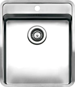 Reginox Ohio 40x40 (L) Tapwing OKG Einbau Becken mittig edelstahl