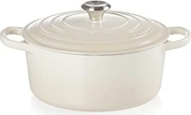 Le Creuset Signature Gusseisen Bräter rund 22cm 3.3l meringue