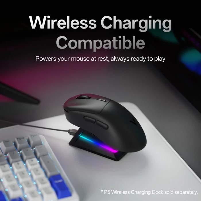 Rapoo VT3 Max Gen-2 8K Wireless Gaming Mouse schwarz, USB