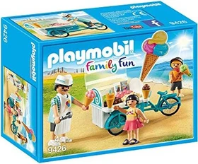 playmobil Family Fun Fahrrad mit Eiswagen