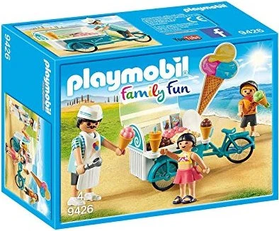 playmobil Family Fun Fahrrad mit Eiswagen