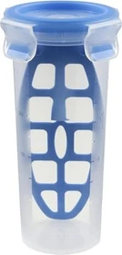 Emsa Clip&Close rund Aufbewahrungsbehälter 500ml blau