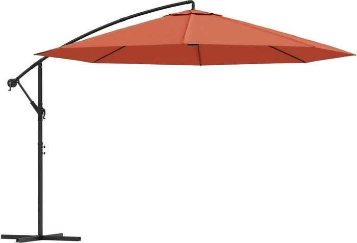vidaXL Ampelschirm 350cm terrakotta