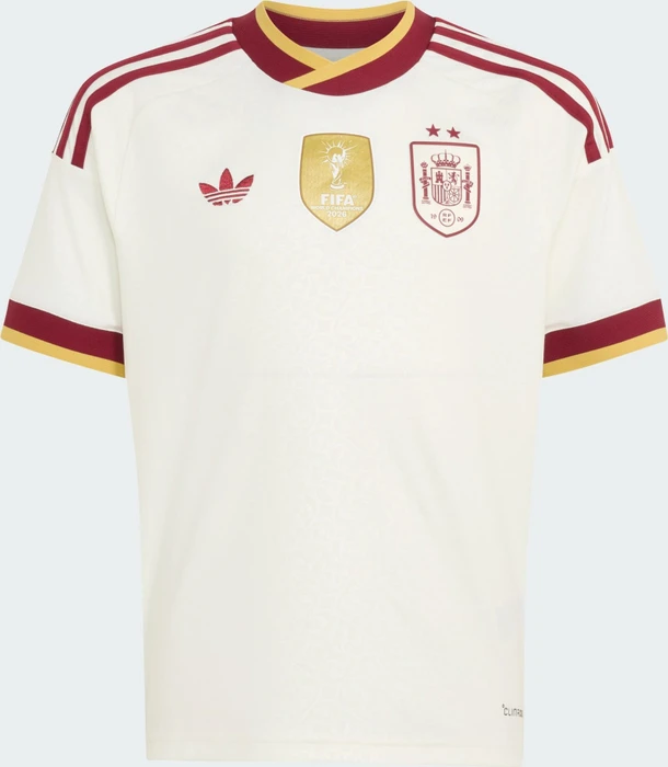 adidas FIFA WM 2026 Spanien Winners Auswärtstrikot langarm off white (Junior)
