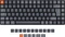 Keychron K3 V2, 75% TKL, LEDs RGB, schwarz/grau, Gateron LOW PROFILE BROWN, USB/Bluetooth, DE Vorschaubild