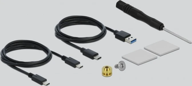 DeLOCK USB 3.2 Gen 2 External Enclosure, USB-C 3.1