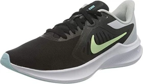 Nike Downshifter 10 black/pure platinum/glacier ice/barely volt (Damen)