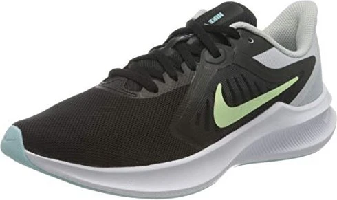 Nike Downshifter 10 black/pure platinum/glacier ice/barely volt (Damen)