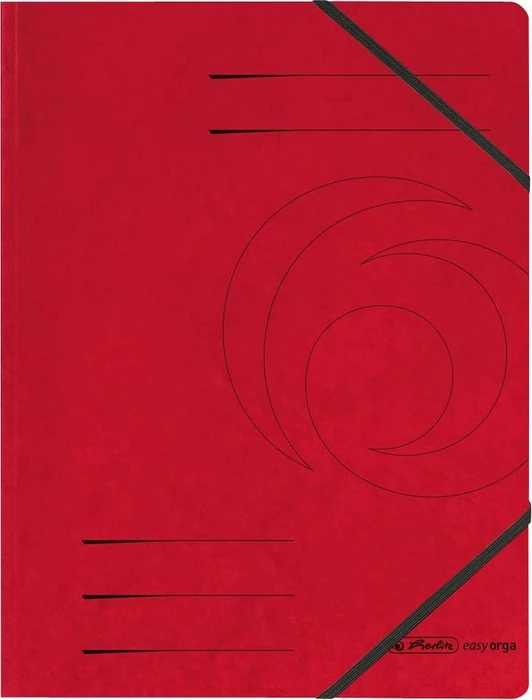 Herlitz Sammelmappe Colorspan mit Eckspanner, A4, rot, 5er-Pack