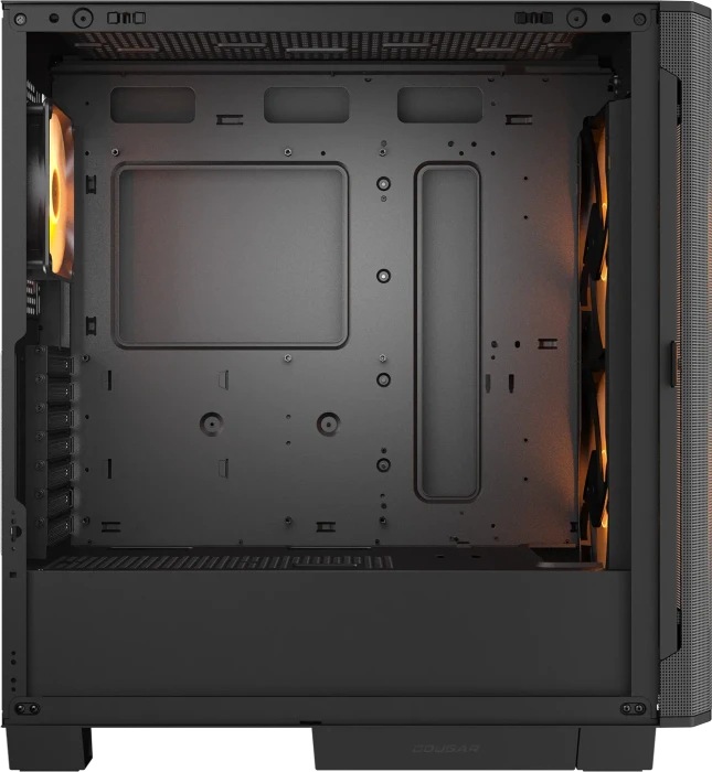 Cougar Airface Flo RGB, schwarz, Glasfenster
