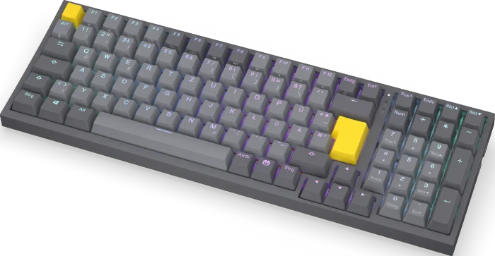 Endorfy Celeris 1800, grau, Endorfy YELLOW, USB/Bluetooth, DE
