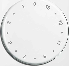 Busch-Jaeger Busch-balance SI Zentralscheibe mit Drehknopf, mit Aufdruck