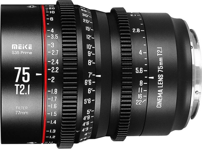 Meike 75mm T2.1 Super 35 Prime Cinema für PL
