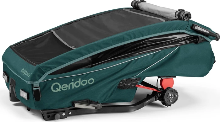 Qeridoo Kidgoo 2 Fahrradanhänger pacific blue (Modell 2026)