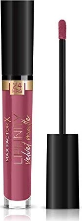 Max Factor Lipfinity Velvet Matte Lippenstift 005 matte merlot, 3.5ml