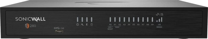 Dell SonicWALL TZ280 Desktop Firewall, 8x RJ-45, 2x SFP, High Availability Appliance (03-SSC-6936)