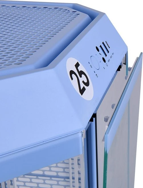 Thermaltake The Tower 300 Hydrangea Blue, blau, Glasfenster