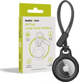Mobile Origin Airtag Loop Case Holder A1 schwarz