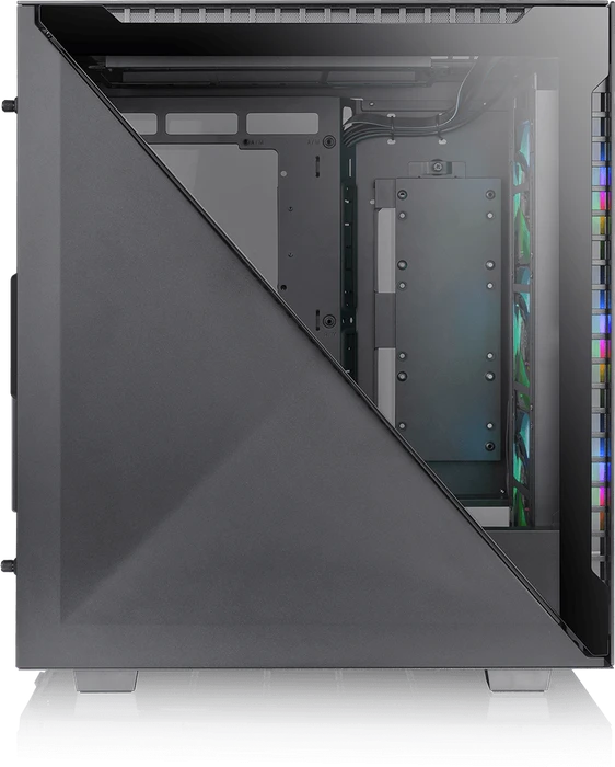 Thermaltake Divider 500 TG ARGB, schwarz, Glasfenster